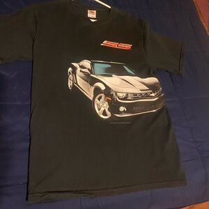Black T-Shirt with Camaro Graphic